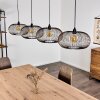 AGUEDA Pendant Light black, 4-light sources