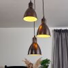 TIMOLA Pendant Light rust-coloured, black, 3-light sources