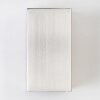 Tabera wall light brushed steel, 2-light sources