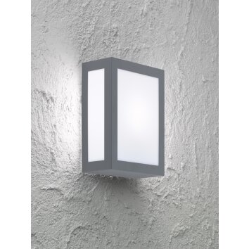 Wofi LOBBY outdoor wall light anthracite, 1-light source