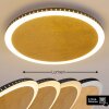 AITRACH Ceiling Light LED gold, white, 1-light source