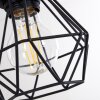 BARBENGO Pendant Light Light wood, black, 4-light sources
