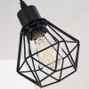 BARBENGO Pendant Light Light wood, black, 4-light sources