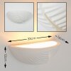 Garessio wall light white, 1-light source