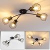 Bacau Ceiling Light black, 4-light sources