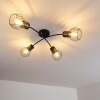Bacau Ceiling Light black, 4-light sources