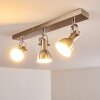 Danikon Ceiling Light matt nickel, 3-light sources