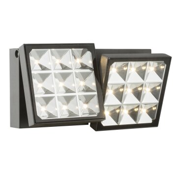 Globo Outdoor Wall Light LED anthracite, 1-light source