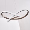 Pitasch Pendant Light LED matt nickel, 1-light source