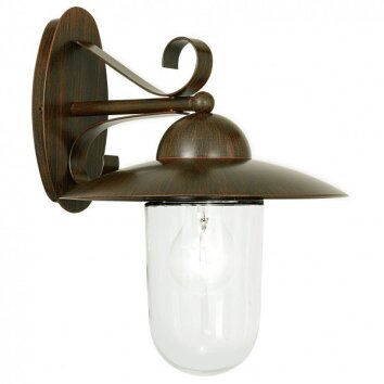 Eglo MILTON outdoor wall light dark brown, 1-light source