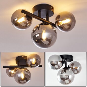 Chariton Ceiling Light black, 3-light sources