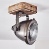 GLOSTRUP Ceiling Light brown, stainless steel, 1-light source