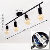 MAIDFORD Ceiling Light black, 4-light sources