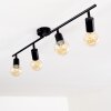 MAIDFORD Ceiling Light black, 4-light sources