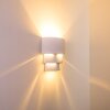 Karatschi wall light white, 1-light source