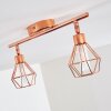 FERRAND Ceiling light LED copper, 2-light sources