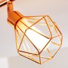 FERRAND Ceiling light LED copper, 2-light sources