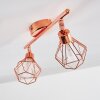 FERRAND Ceiling light LED copper, 2-light sources