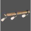 Leuchten-Direkt SLAT Ceiling Light brown, Dark wood, 3-light sources