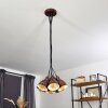 TIMOLA Pendant Light copper, rust-coloured, 7-light sources