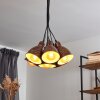 TIMOLA Pendant Light copper, rust-coloured, 7-light sources