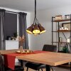 TIMOLA Pendant Light copper, rust-coloured, 7-light sources