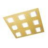 Grossmann BASIC Ceiling Light LED brass, 9-light sources