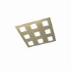 Grossmann BASIC Ceiling Light LED brass, 9-light sources