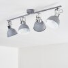 DOMPIERRE Ceiling light grey, white, 4-light sources