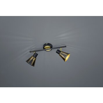 Trio-Leuchten Houston Ceiling Light black, 2-light sources
