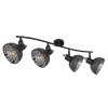Globo PANTALLA Spotlight black, 4-light sources