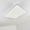 Salmi Ceiling Light LED aluminium, white, 1-light source, Remote control