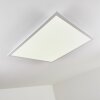 Salmi Ceiling Light LED aluminium, white, 1-light source, Remote control