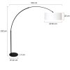 Steinhauer LILAC Floor Lamp black, 1-light source