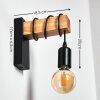 Barbengo Wall Light brown, black, 1-light source