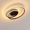 Leksund Ceiling Light LED black, 1-light source