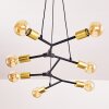 Coppet Pendant Light black-gold, 7-light sources