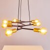 Coppet Pendant Light black-gold, 7-light sources