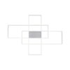 Paul Neuhaus Q-INIGO Ceiling light LED matt nickel, 3-light sources, Remote control
