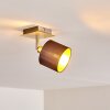 TIBRO Ceiling Light brass, matt nickel, 1-light source