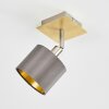 TIBRO Ceiling Light brass, matt nickel, 1-light source
