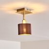 TIBRO Ceiling Light brass, matt nickel, 1-light source