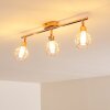 FERRAND Ceiling light LED copper, 3-light sources