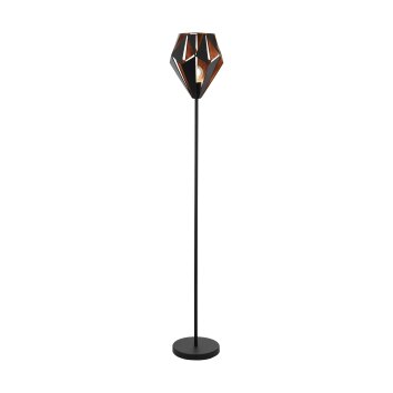 Eglo CARLTON floor lamp copper, black, 1-light source