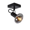 Ceiling Spotlight Lucide MADEE black, 1-light source