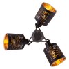Ceiling Light Globo TUNNO black, 3-light sources