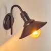 NIBYN Wall Light beige, dark brown, 1-light source