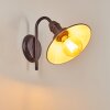NIBYN Wall Light beige, dark brown, 1-light source