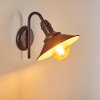 NIBYN Wall Light beige, dark brown, 1-light source