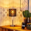 MELDAL Table lamp matt nickel, black, 1-light source